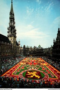 Belgium Brussells Market Place Flower Carpet