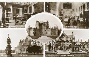 UK - Scotland, Angus - Glamis Castle, Multi-View   RPPC