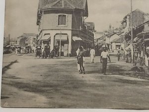 Postcard C1910s Reclamation Road Corner Colombo Ceylon Sri Lanka Tuck's 1034