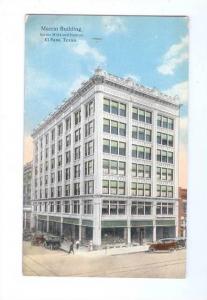 LP98    El Paso, Texas, TX, postcard,  Martin Building, 