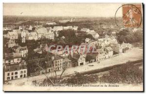 Old Postcard Auray Saint Goustan seen Belvedere