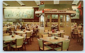 MEMPHIS, TN Tennessee ~ Roadside Interior MARK TWAIN CAFETERIA  c1960s Postcard