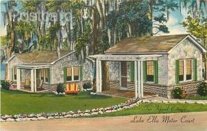 FL, Tallahassee, Florida, Lake Ella Motor Court, Colourpicture No. K7476