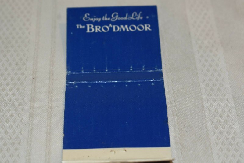 The Broadmoor Colorado Springs Colorado 30 Strike Matchbook Cover