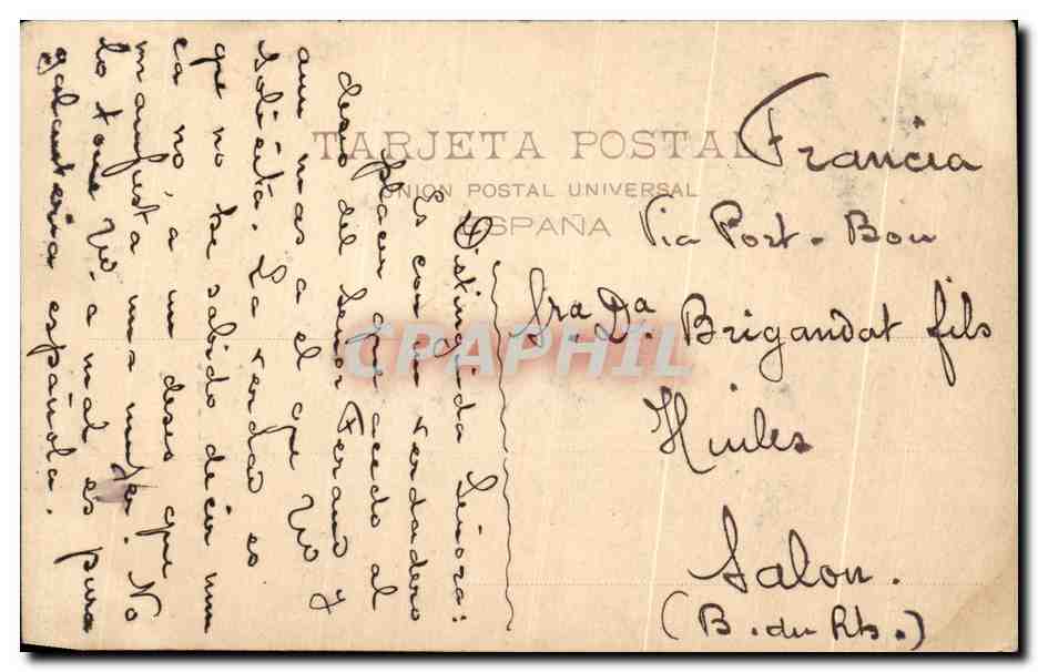 Corrida De Toros: Banderillas / Torero (Vintage Postcard)