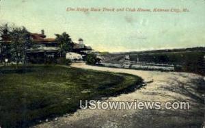 Elm Ridge Race Track & Club House Kansas City MO 1912