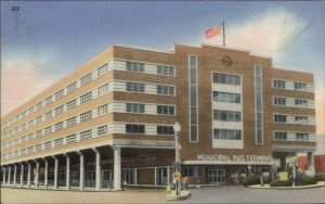 Bridgeport CT Municipal Bus Terminal Old Postcard