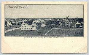 Hyannis Cape Cod MA~Homes & Skyline from Normal School~Observation Tower~1902 