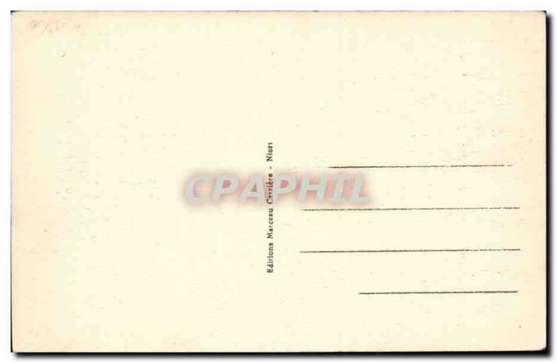 Marais Poitevin Old Postcard The Bridge Garette