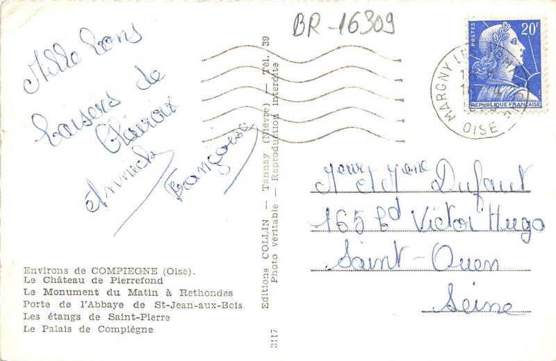 BR16309 Le Chateau de Pierrefond Compiegne    france