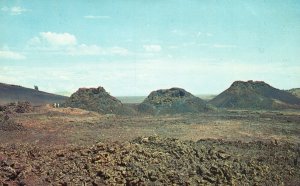 Vintage Postcard Craters Of The Moon National Monument Spatter Cones Idaho ID