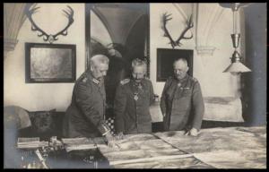 German Empire Kaiser Wilhelm II General Hindenburg Portrait  RPPC 64324