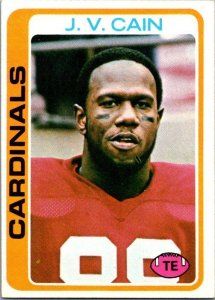 1978 Topps Football Card J V Cain St Louis Cardinals sk7137