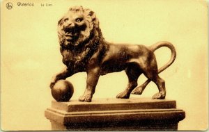 The Lion sculpture Ed Nels Brussels Waterloo no 39 Postcard