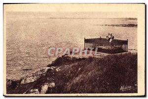 Old Postcard Emerald Coast Saint Malo Le Tombeau de Chateaubriant