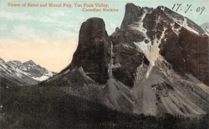 br105945 tower of babel and mount fay ten peak valley canadian rockeries