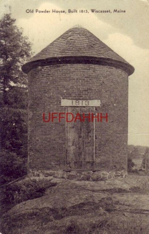 OLD POWDER HOUSE, WISCASSET, ME. 1951