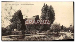 Postcard Old Church Honfleur Criquebeuf