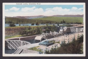 Postcard, United States, Columbia River OR, Cascade Locks