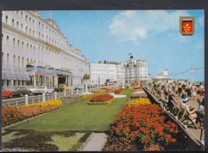 Sussex Postcard - The Carpet of Flowers, Eastbourne    T1227