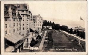 1941 MURRAY BAY Quebec Canada Real photo RPPC Postcard MANOIR RICHELIEU