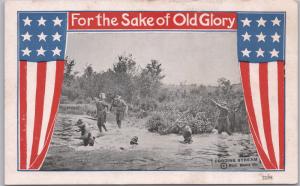 Military, WWI, For the Sake of Old Glory - Fording Stream