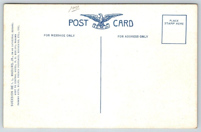 Postcard Panama Canal - Gatun Locks - Ships - Cruise liner