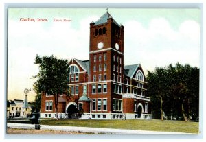 c1910s Court House, Clarion, Iowa IA Antique Unposted Postcard 