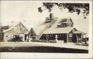 Cape Cod Home - Possibly Barnstable or Hyannis? c1910 Real Photo Postcard
