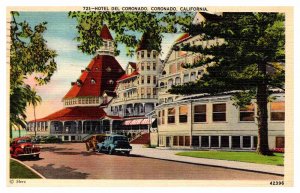 Postcard HOTEL SCENE Coronado California CA AQ6473
