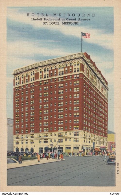 ST. LOUIS, Missouri, 1930-1940's, Hotel Melbourne