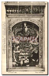 Old Postcard Aix en Provence Cathedrale Saint Sauveur the Burning Bush by Nic...