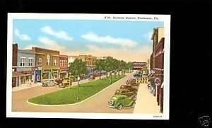 LP141    Streetview Kissimmee Florida Postcard