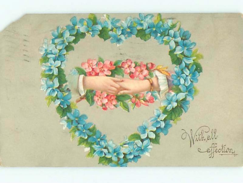 Divided-Back BEAUTIFUL FLOWERS SCENE Great Postcard AA2639