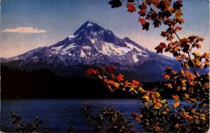 Mt Hood Oregon OR Snowcapped Cascade Range Portland Postcard VTG UNP Vintage 