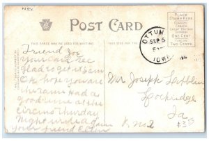1910 Man Cheating Will I Ever Again Introduce My Friend Nix Ottumwa IA Postcard