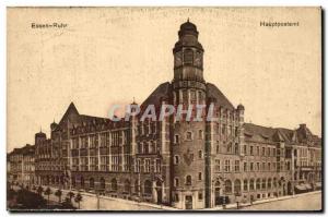 Old Postcard Essen Hauptpostamt