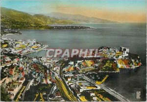 Postcard Modern MONACO - g�n�rale Principaut� View from Cap Martin and ...