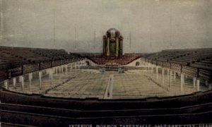 Interior of Great Mormon Tabernacle - Salt Lake City, Utah UT  