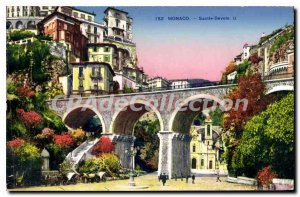 Old Postcard Monaco Sainte Devote