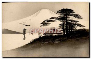 Old Postcard Japan Nippon Landscape