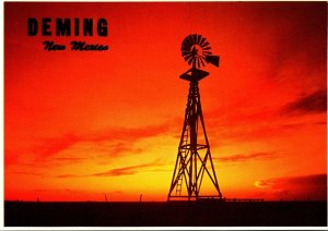 New Mexico Deming Flaming Southwestern Sunset