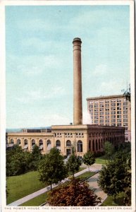 Postcard OH Dayton The Power House The National Cash Register Company 1930s B8