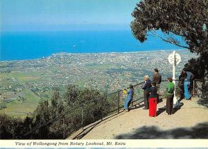 BR101912 view of wollongong from rotary lookout mt keira   australia