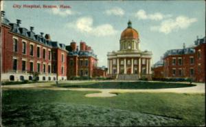 Boston MA Hospital c1910 Postcard