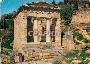 Postcard Modern Delphi The Treasury of the Athenians