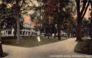 Maplewood Hotel, Pittsfield, Massachusetts, Early Postcard, Unused