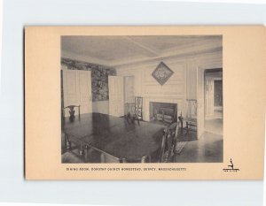 Postcard Dining Room, Dorothy Quincy Homestead, Quincy, Massachusetts