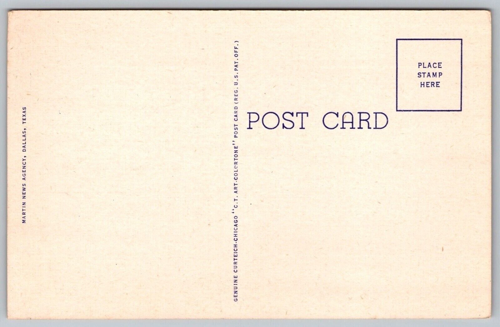 Postcard New Mercantile Bank Building Dallas Texas Clock Tower Old Car