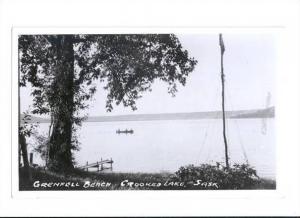 LP35  Canada, Saskatchewan, Sask, RP, Grenfell Beach, 